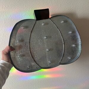 Metal Pumpkin Fall Decor
